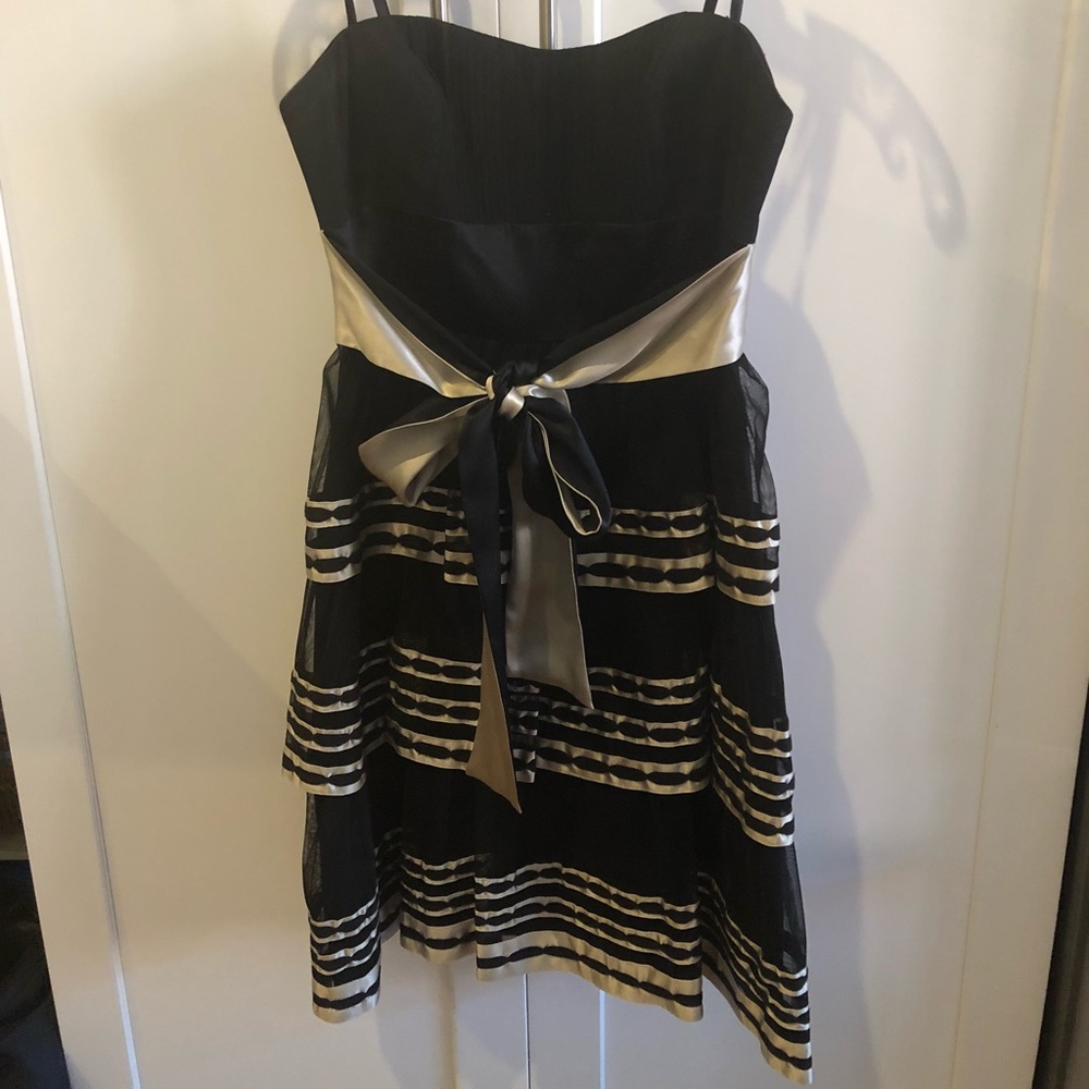 BCBG MaxAzria strapless dress